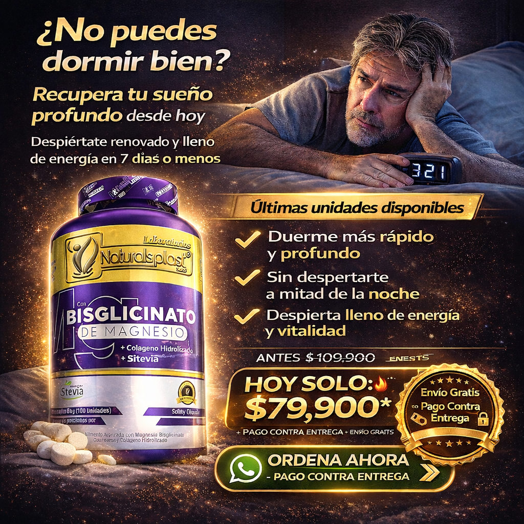 BISGLICINATO DE MAGNESIO EL MAGNESIO QUE TU DESCANSO NECESITA